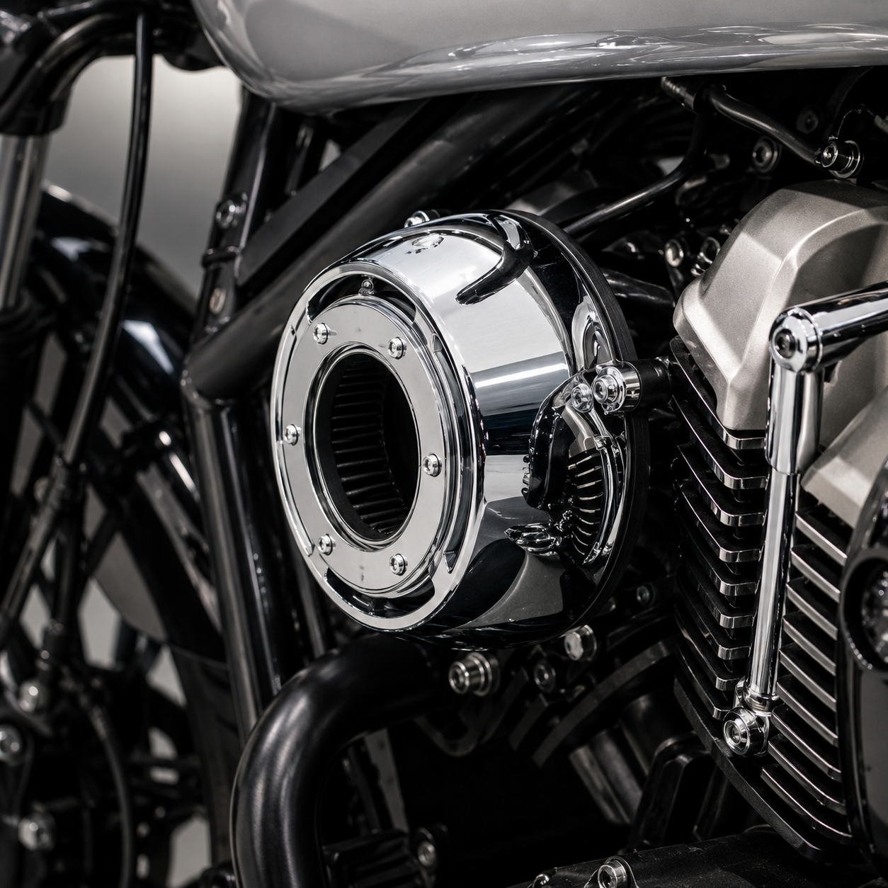 Air filter Cover Chrome left Napoleon 125/250 preview