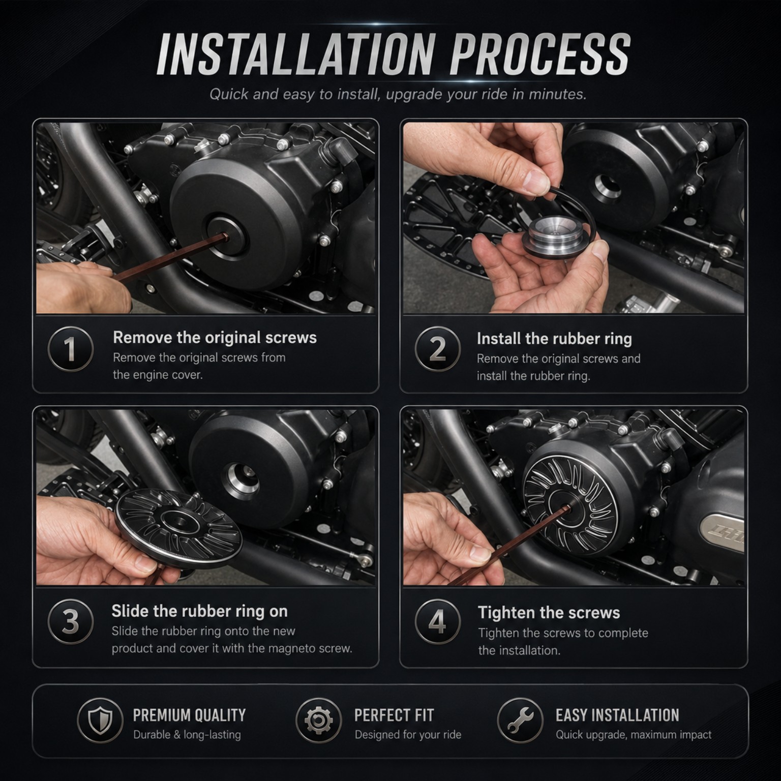Aircraft Metal Cover installation process