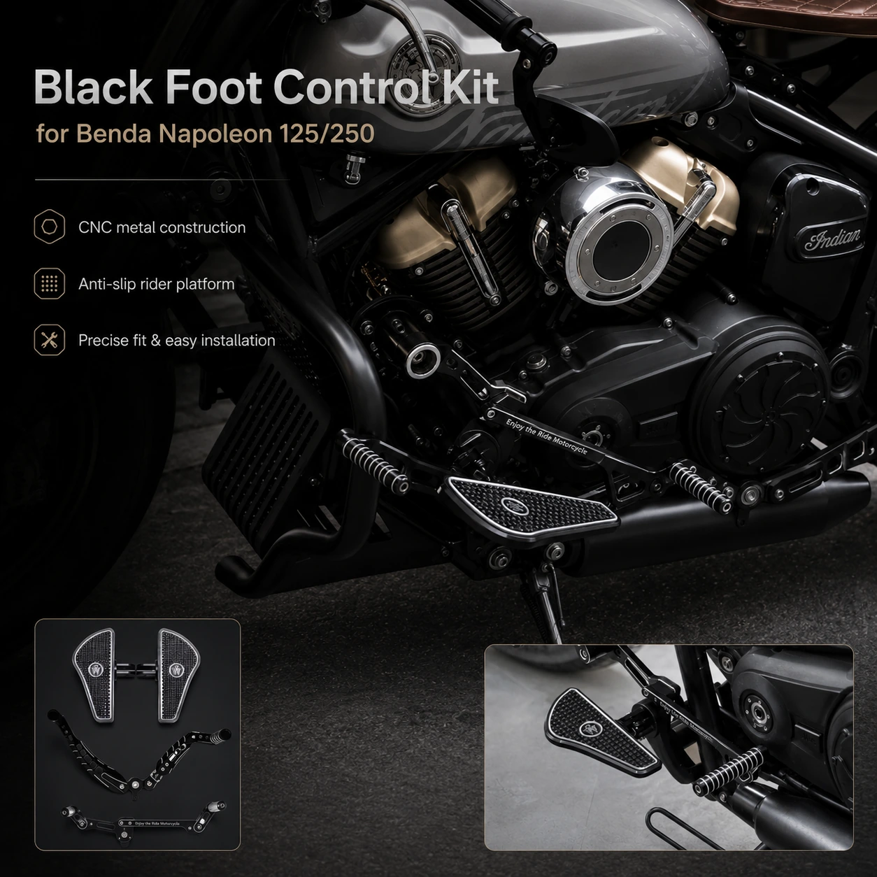 Black Foot Control Kit lifestyle presentation