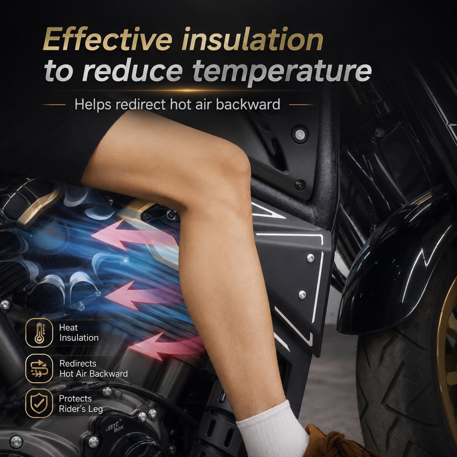 Black Shield Armor Kit heat insulation concept