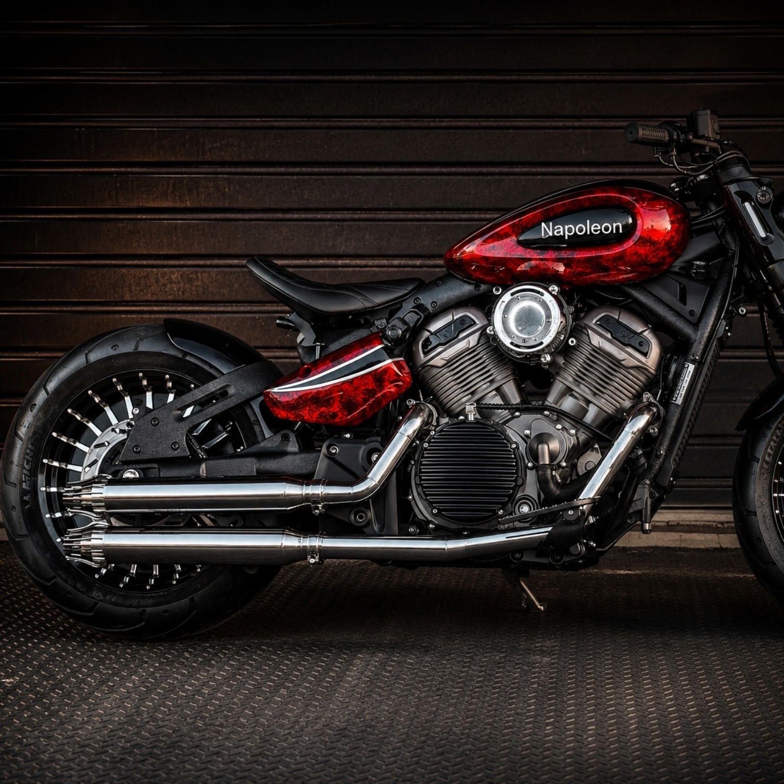 Brutal Storm Exhaust for Benda Napoleon 450/500