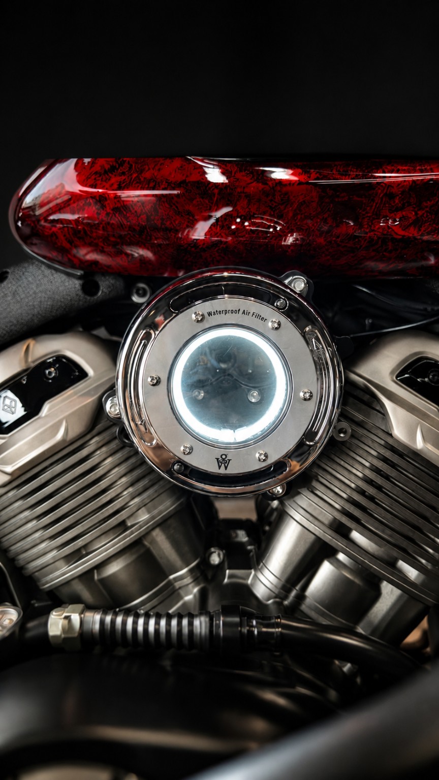 Chrome Air Filter gallery visual 2