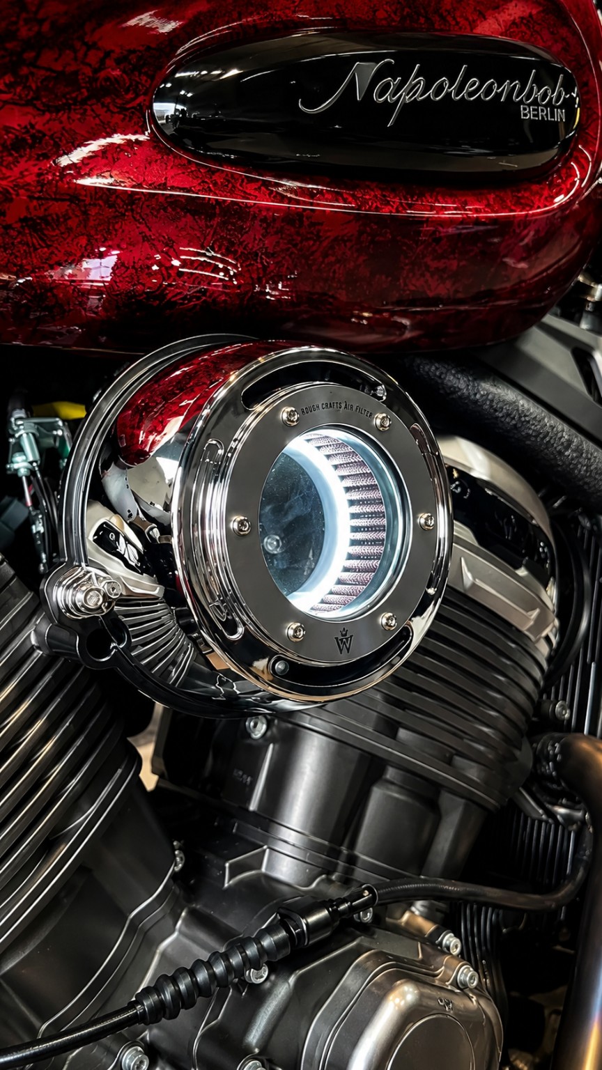Chrome Air Filter for Benda Napoleon 450/500