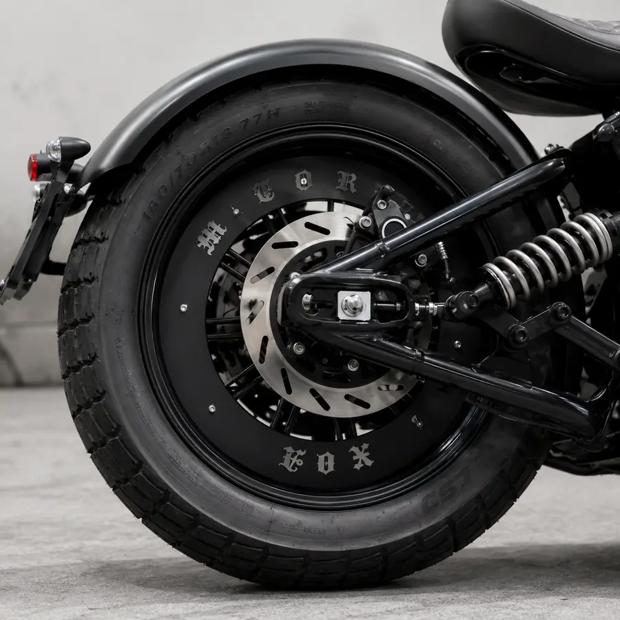 Closed metal hubcap — Benda Samurai visual 3