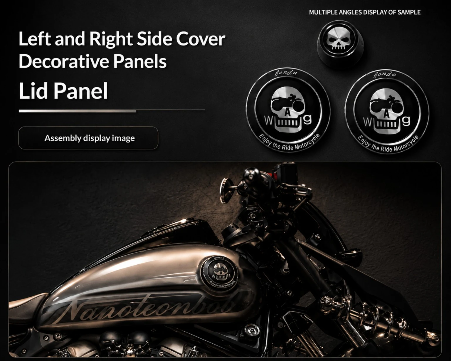 Decorative Cover Side Black Magic visual set