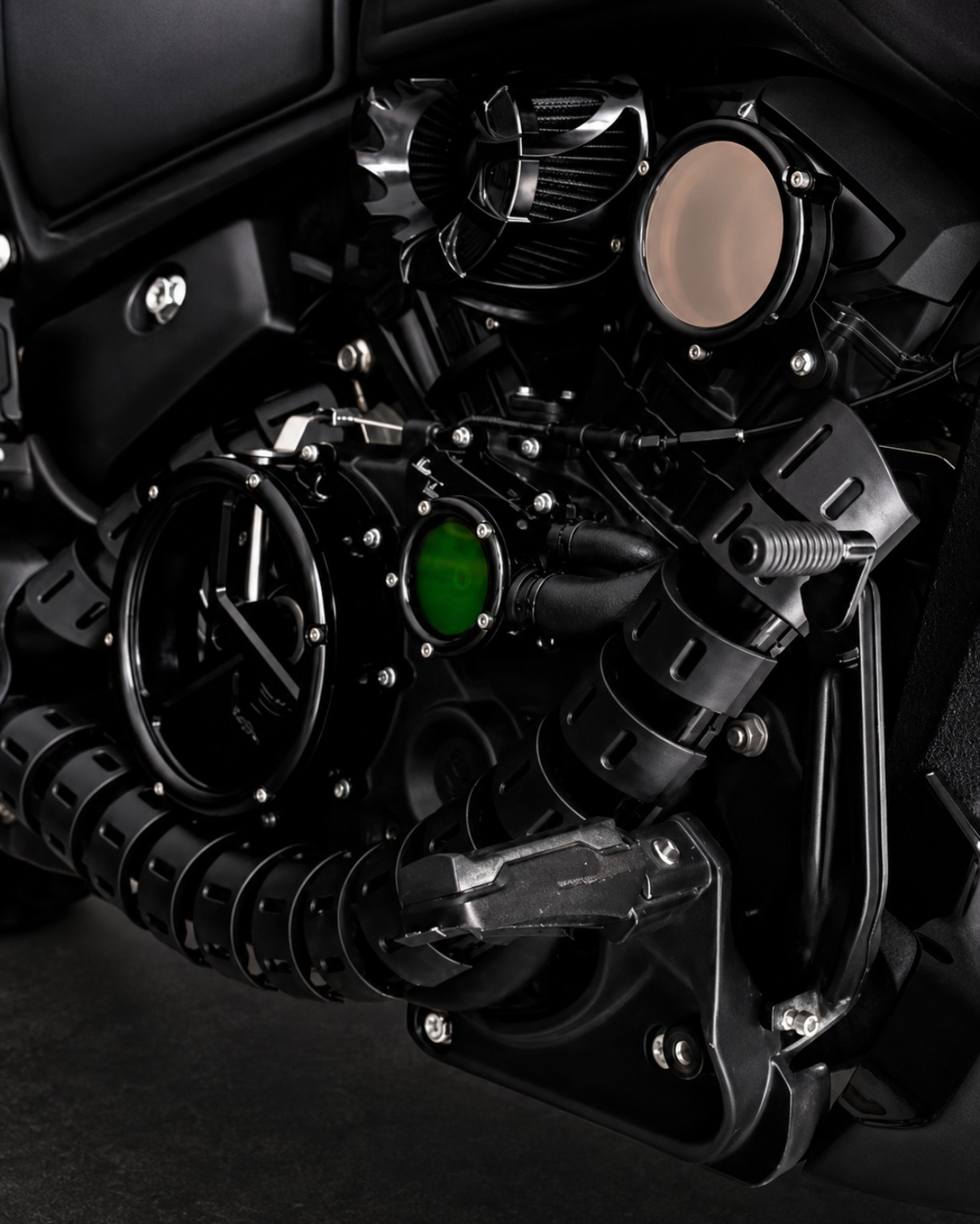 Ghost Kit Transparent Clutch Cover installed detail
