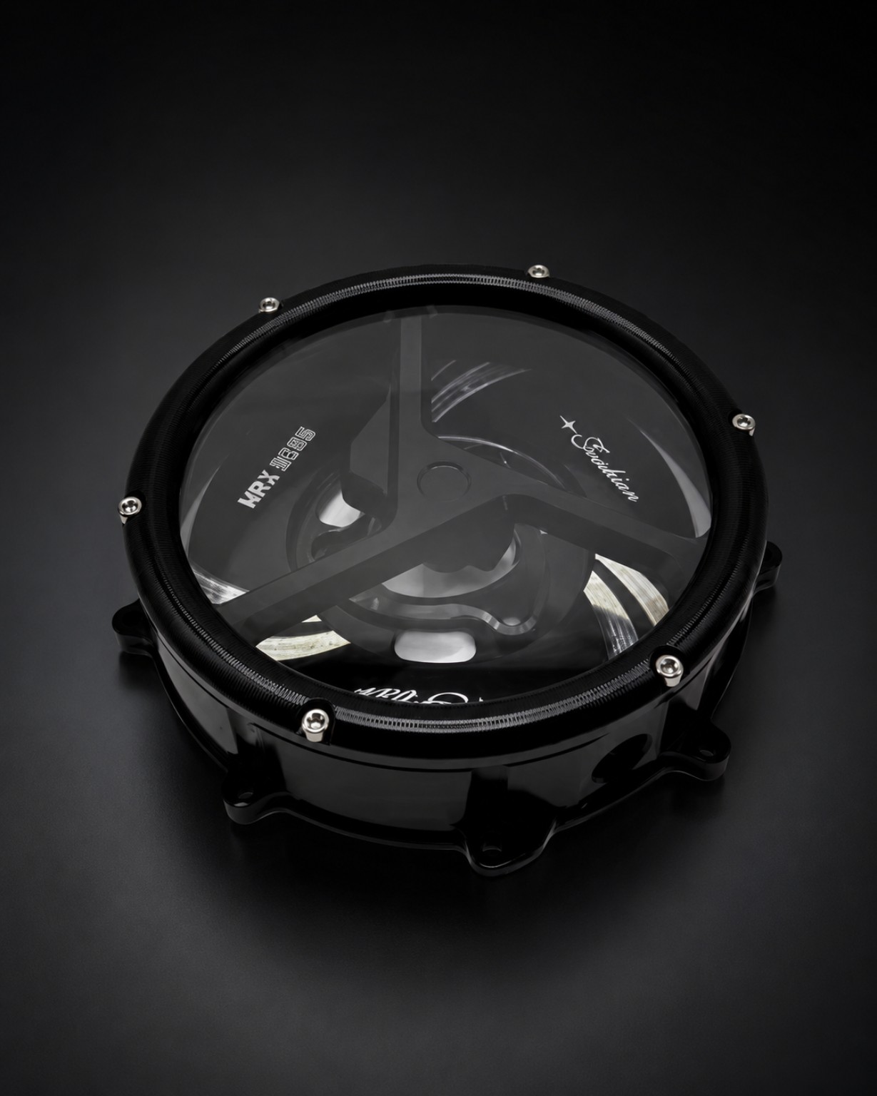 Ghost Kit Transparent Clutch Cover black accent version