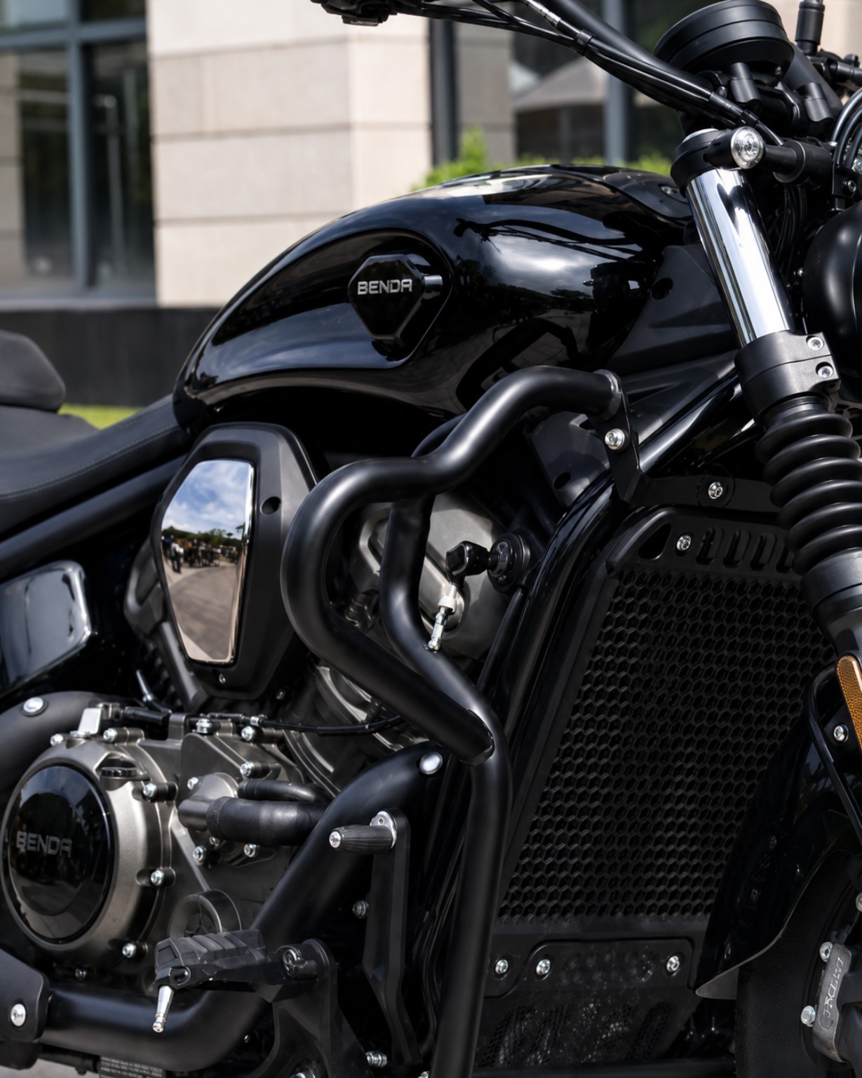 Ghost Protector Darkflag 950 installed side detail