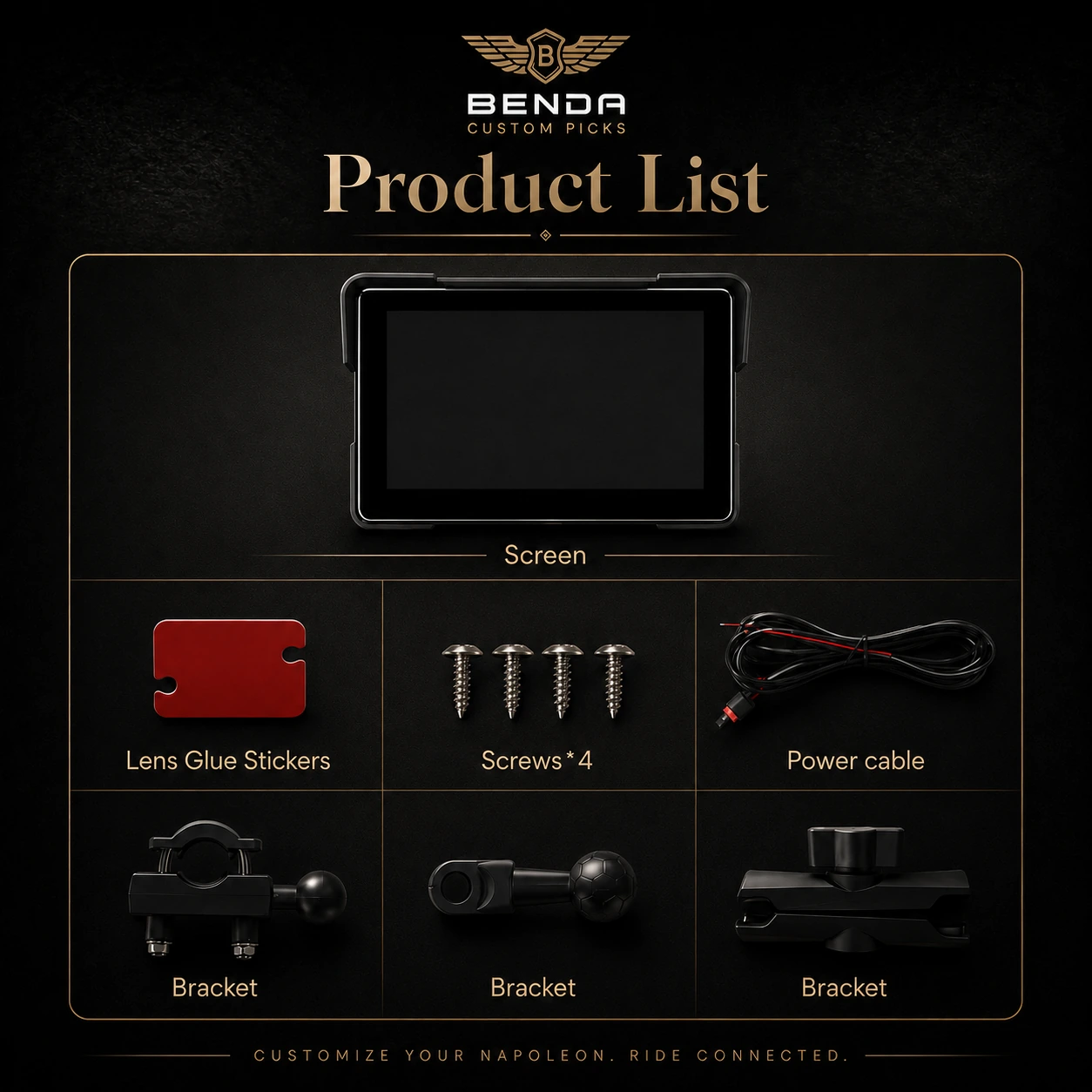GPS / CarPlay screen product list