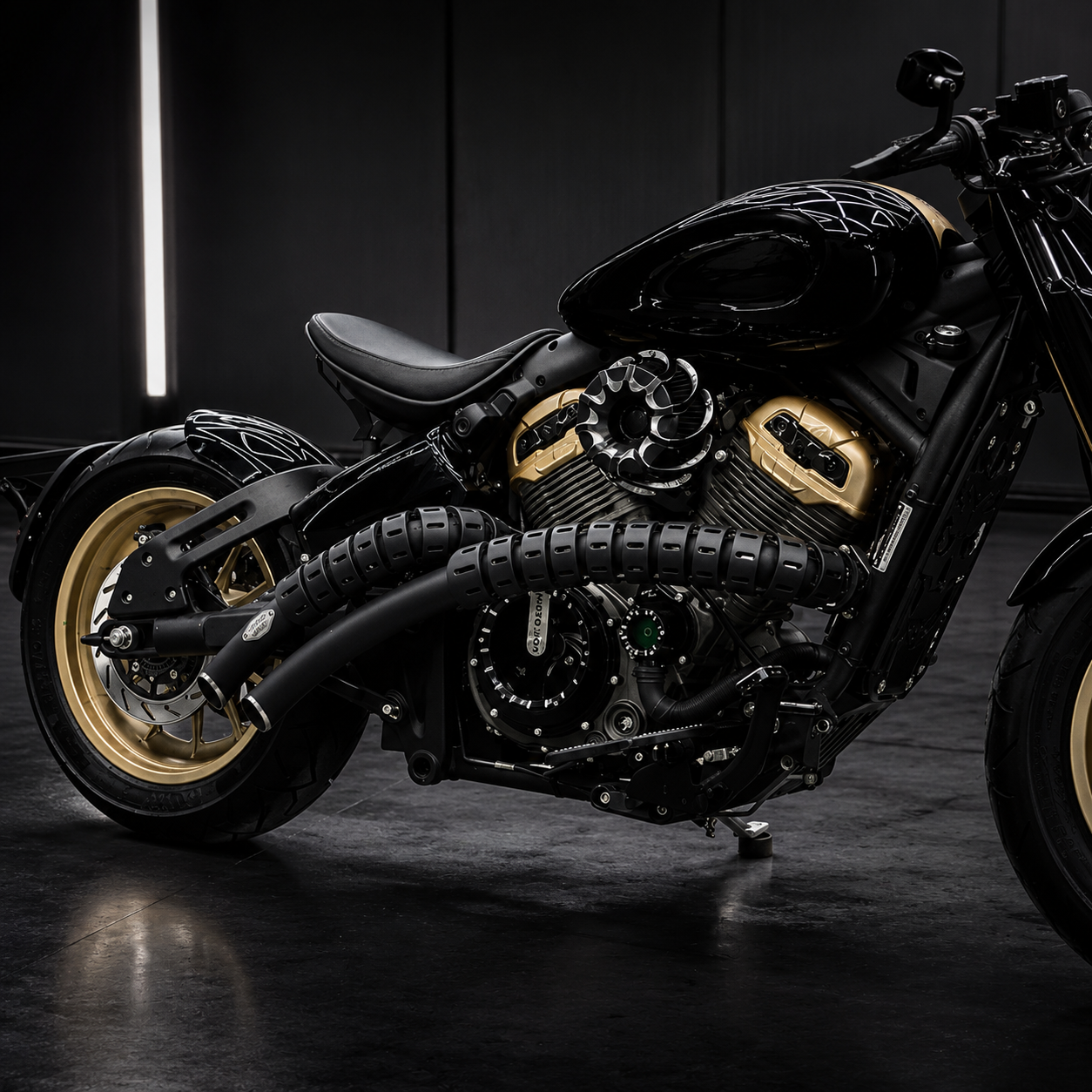 Madmax Double Exhaust Kit for Benda Napoleon 450/500