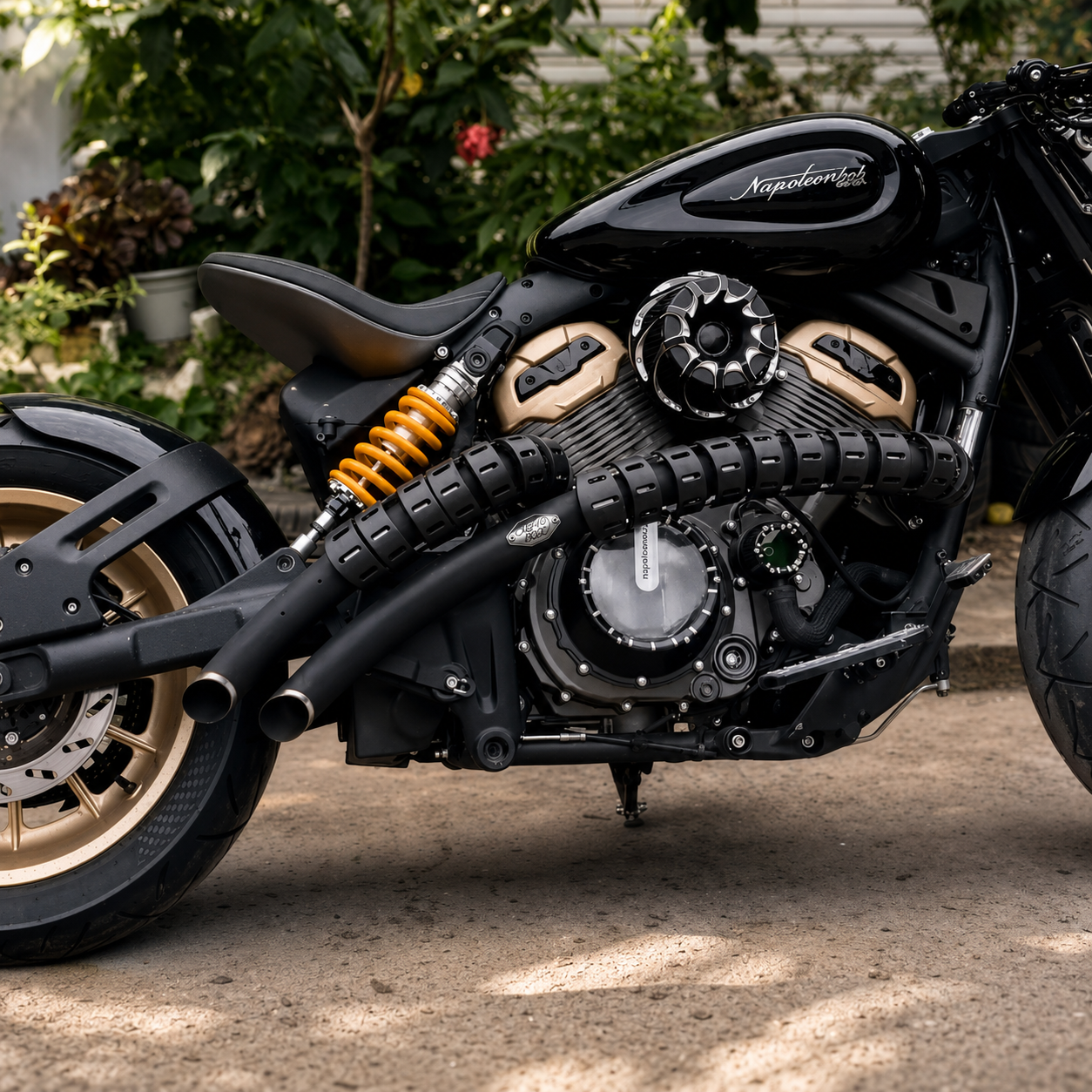 Madmax Double Exhaust Kit installed visual
