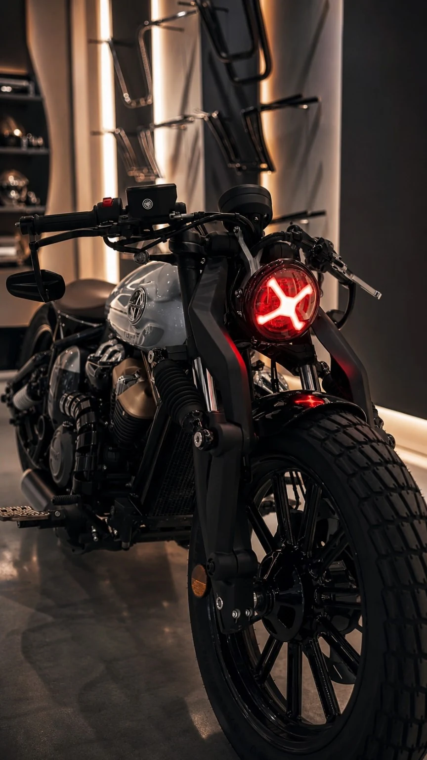 MatriX Design Head Light on Benda Napoleon front view