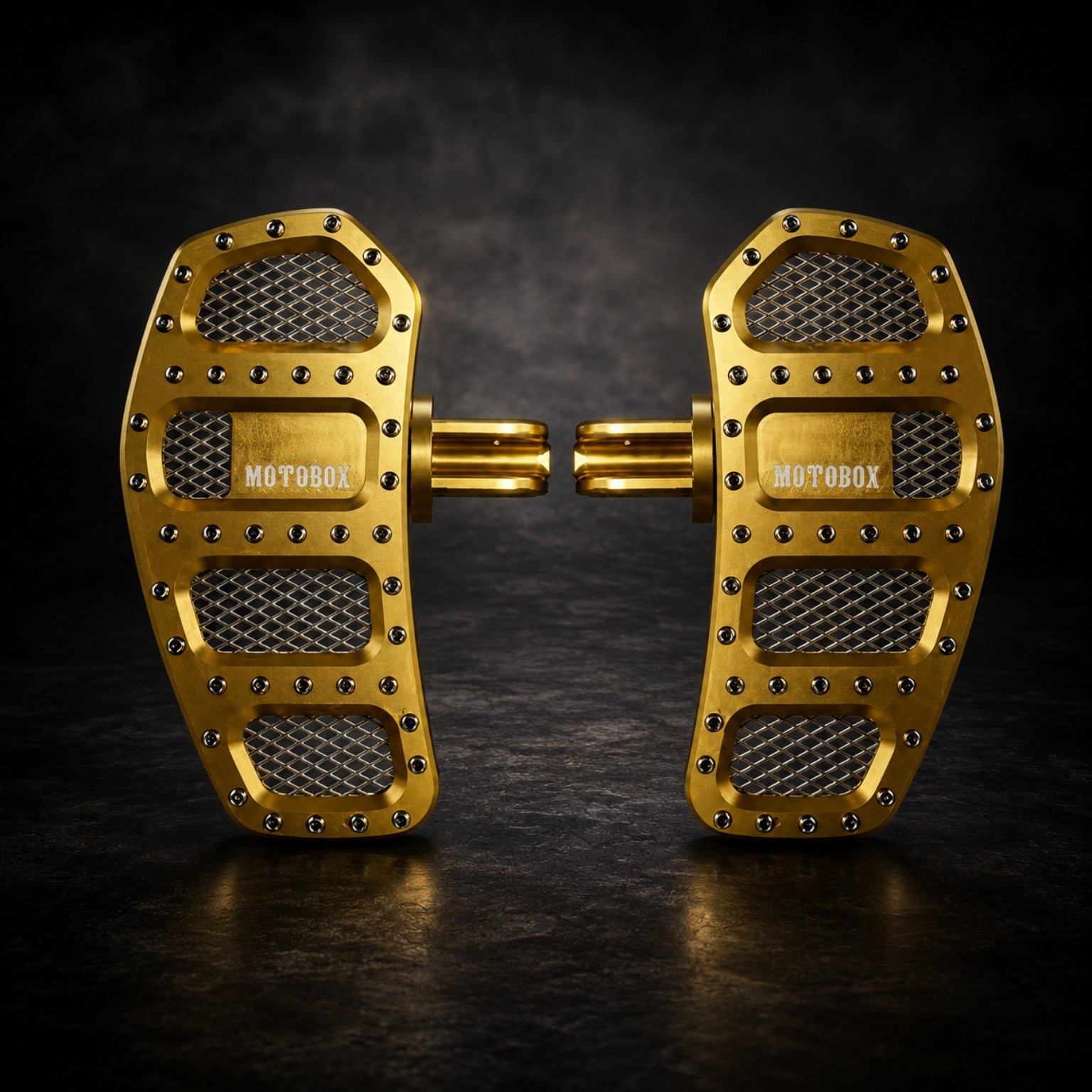 Premium Comfort Foot Kit Gold Look design
