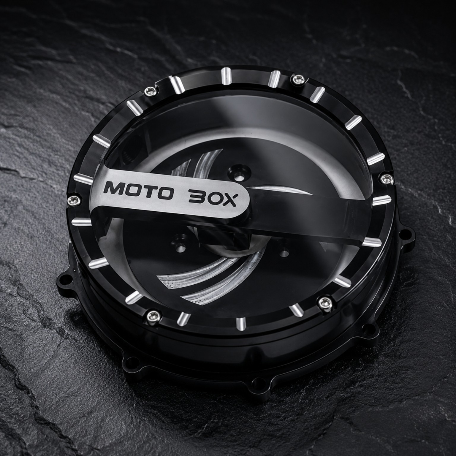 Premium Transparent Clutch Cover Kit close detail