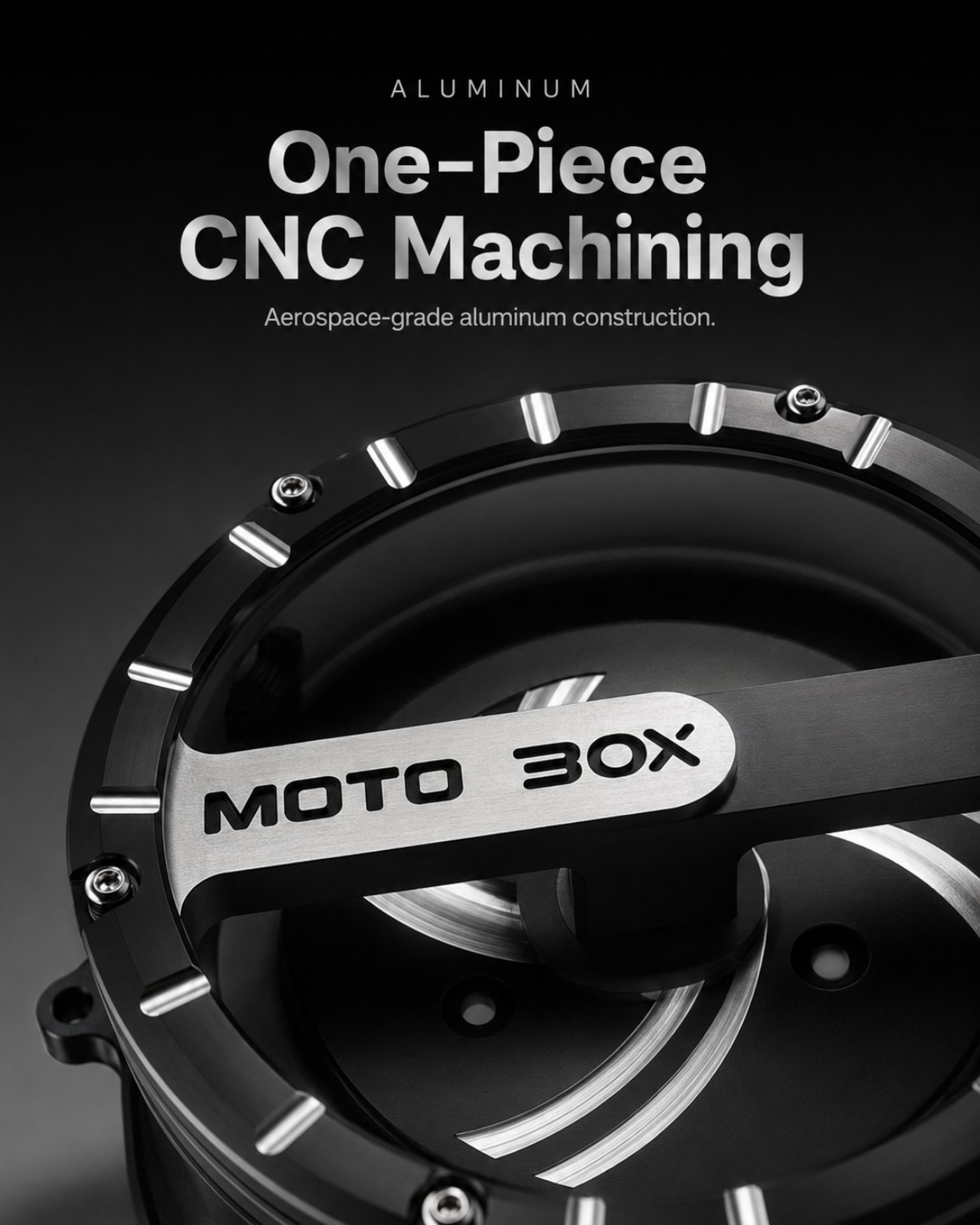 Premium Transparent Clutch Cover Kit CNC machining detail
