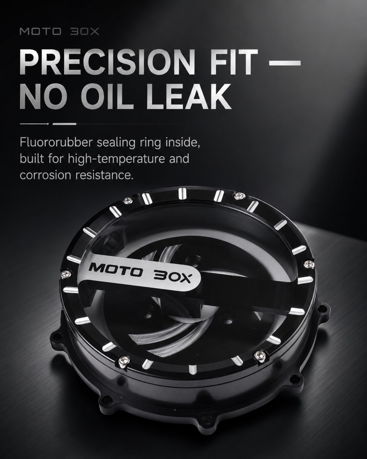 Premium Transparent Clutch Cover Kit sealing detail