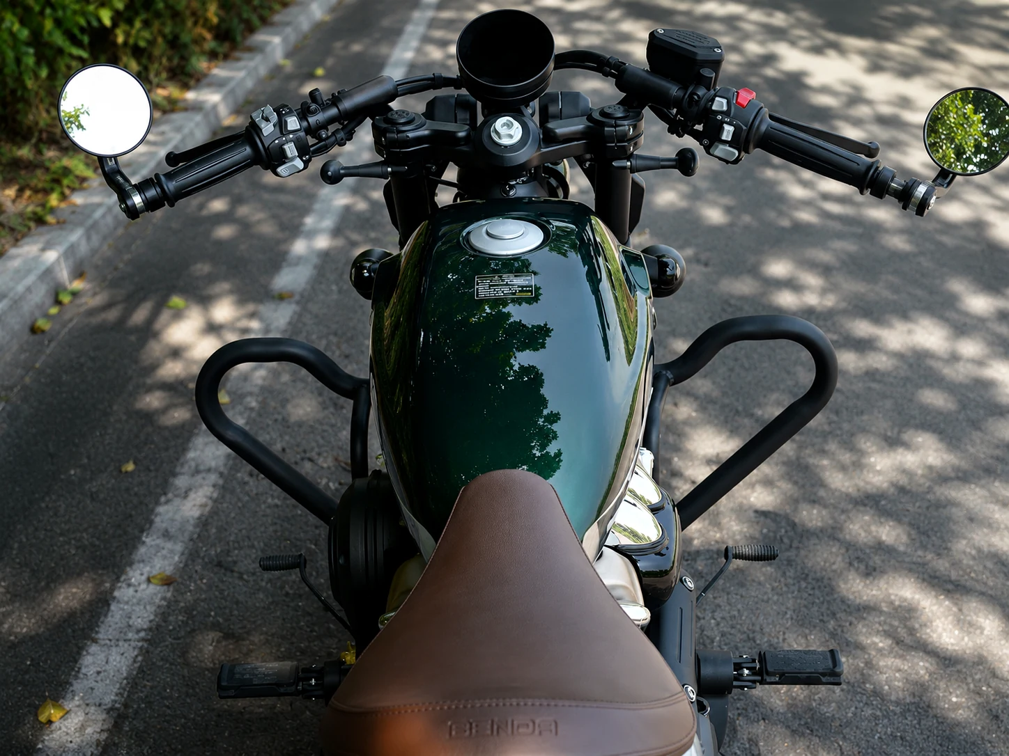 Fat Bob bumper Napoleon 125/250 view 2