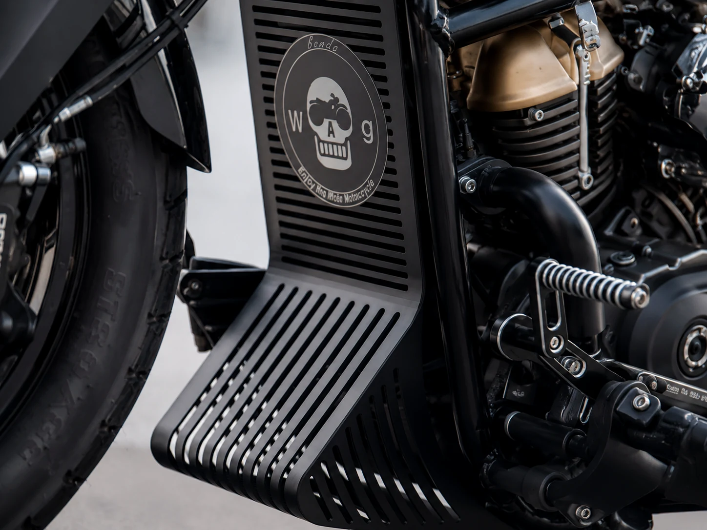 Chassis protection plate / lower deflector view 3