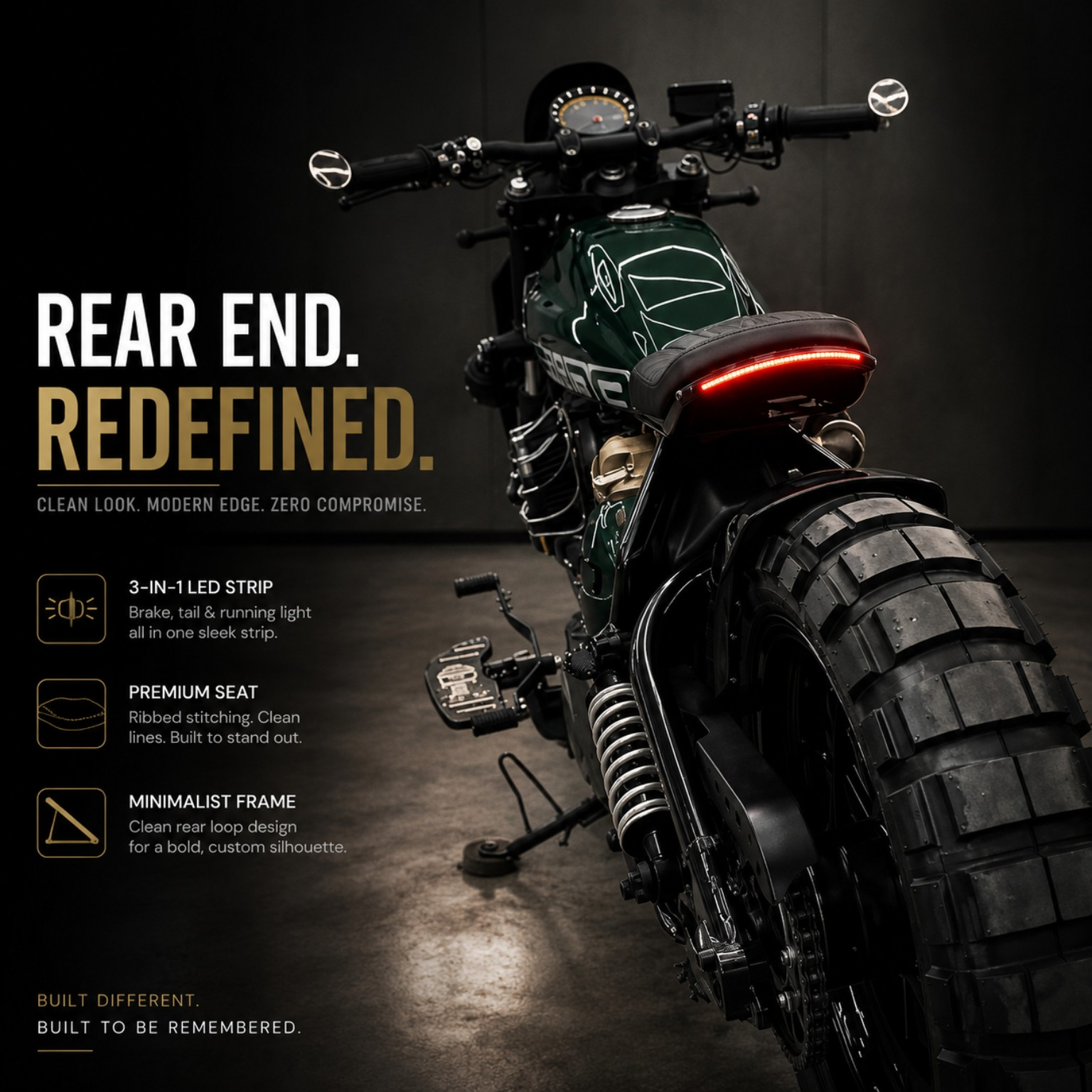 Rear Led Seat Comfort + for Benda Napoleon 125/250