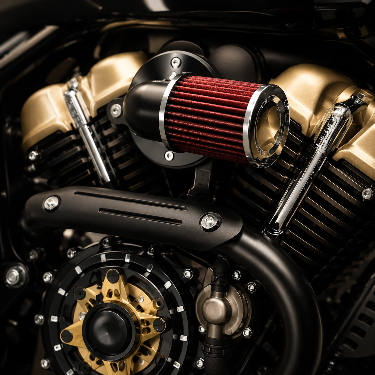 Right engine filter cover visual 2