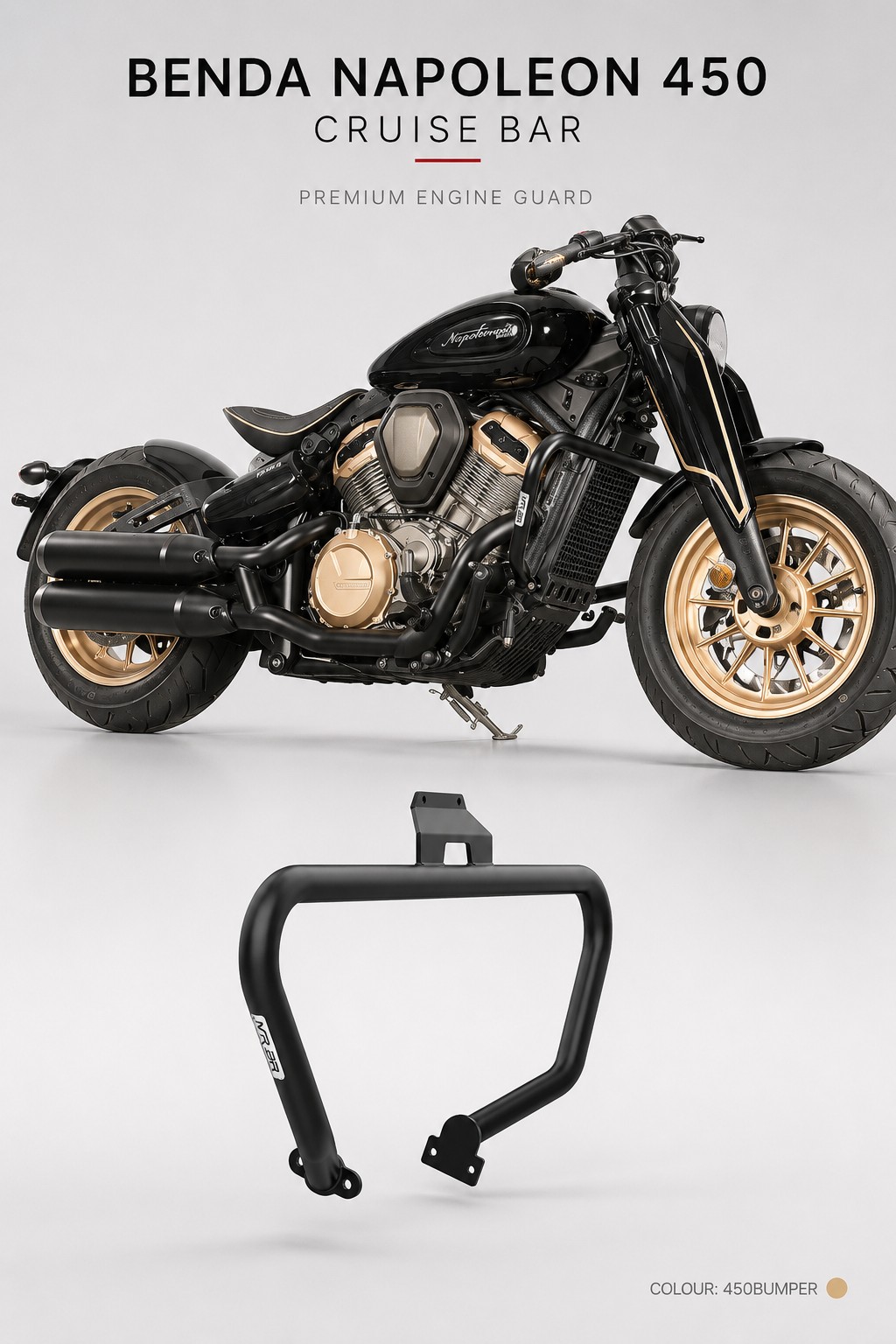 Benda Napoleon 450 with top bumper protection