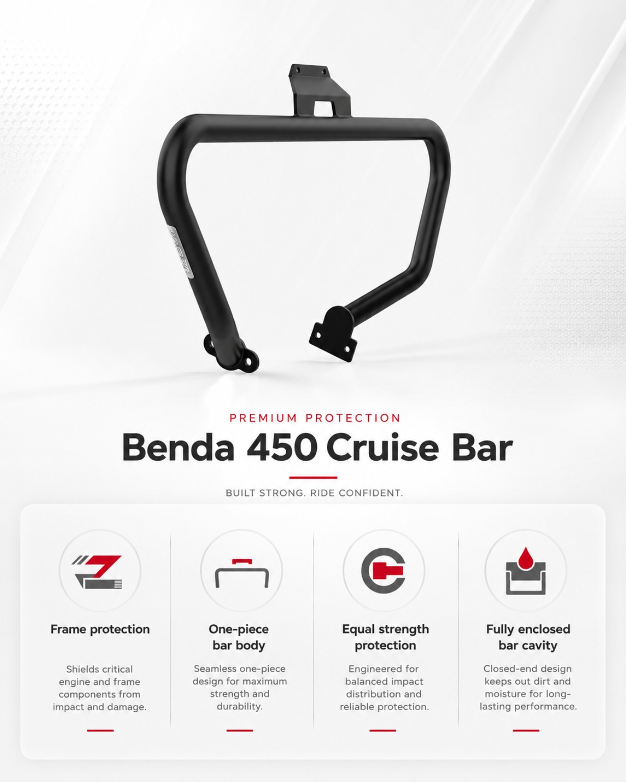 Top bumper protection product visual