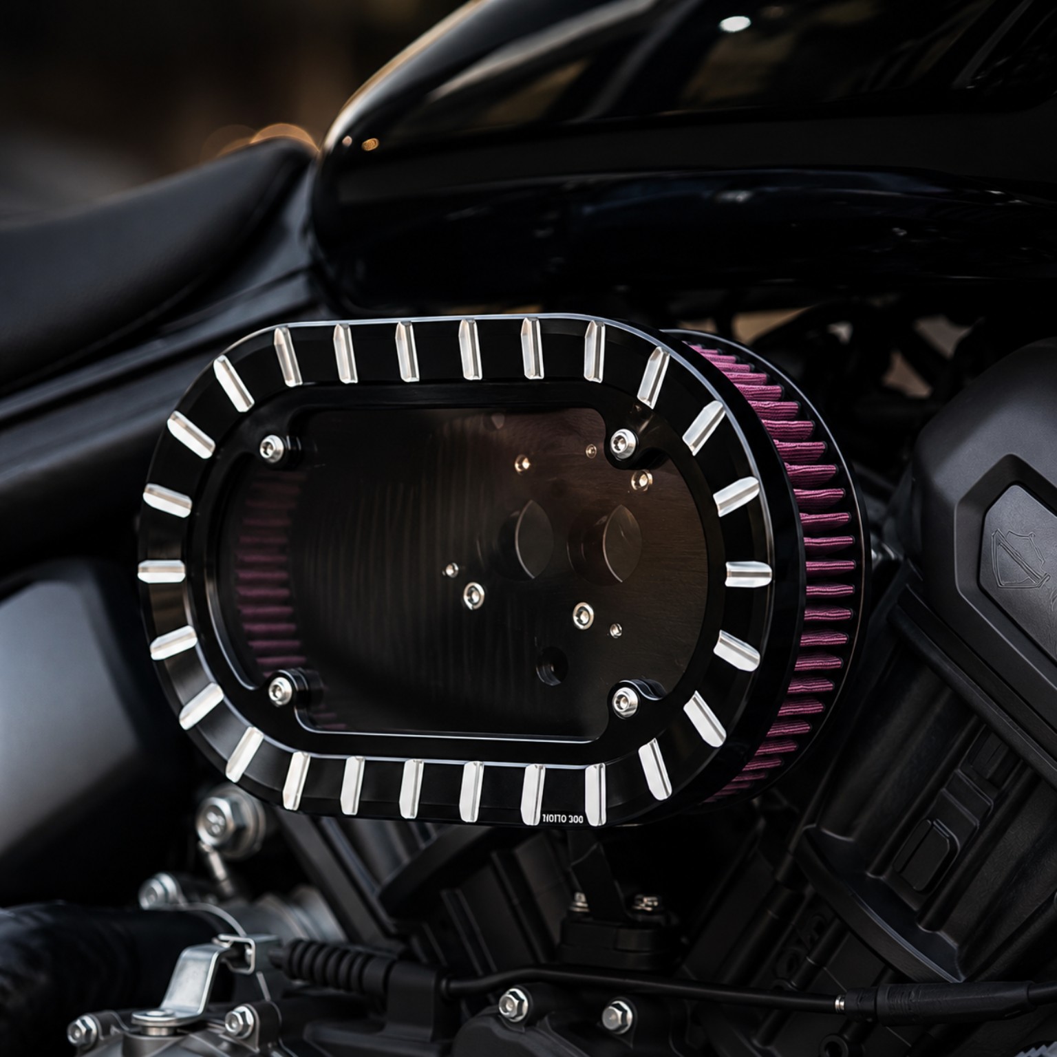 Transparent Air Filter Cover Aluminium hero