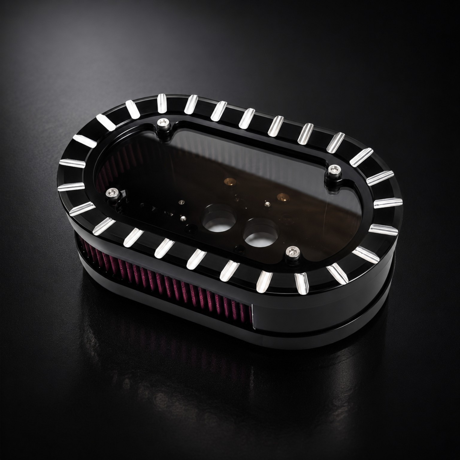 Transparent Air Filter Cover Aluminium gallery image