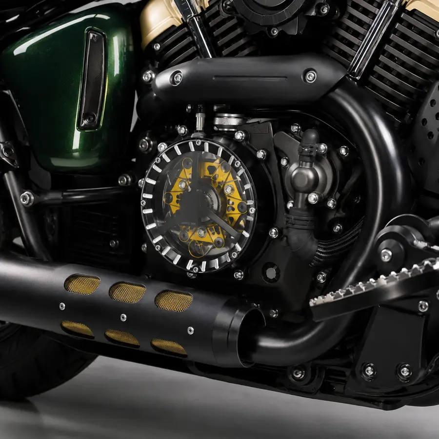 Transparent clutch cover visual 2